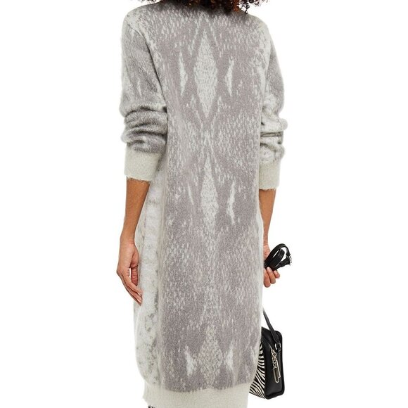 AMIRI Wool and Cashmere Blend V-Neck Cardigan - Picture 2 of 12